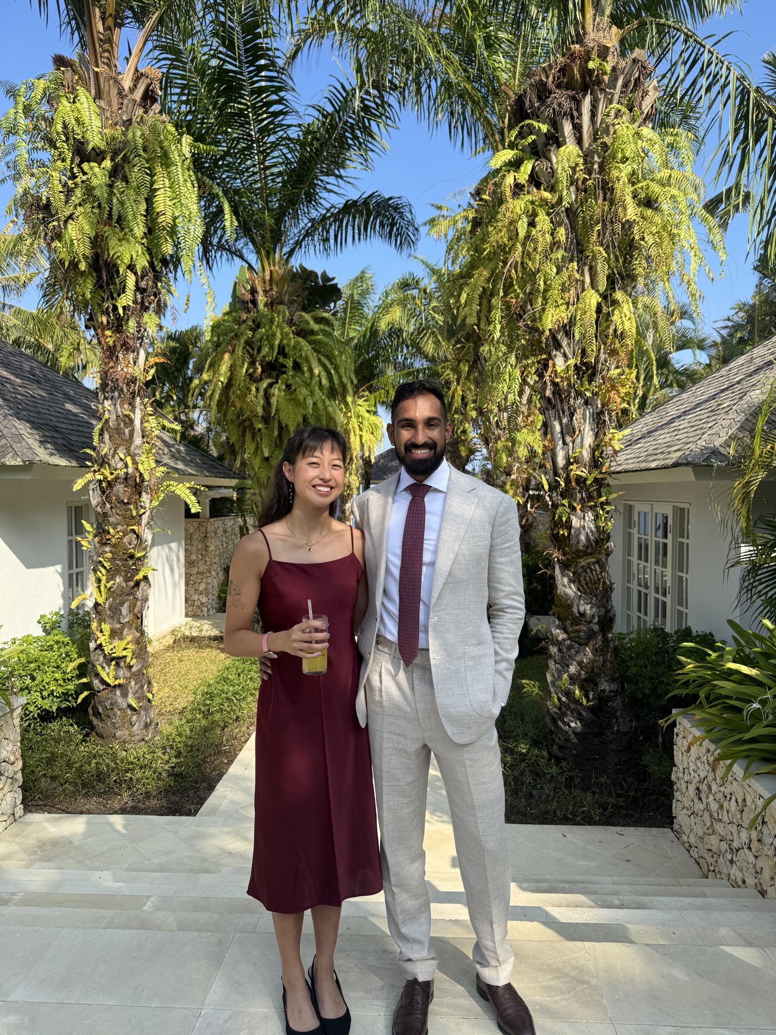 Sarah and Likith at a Bali wedding