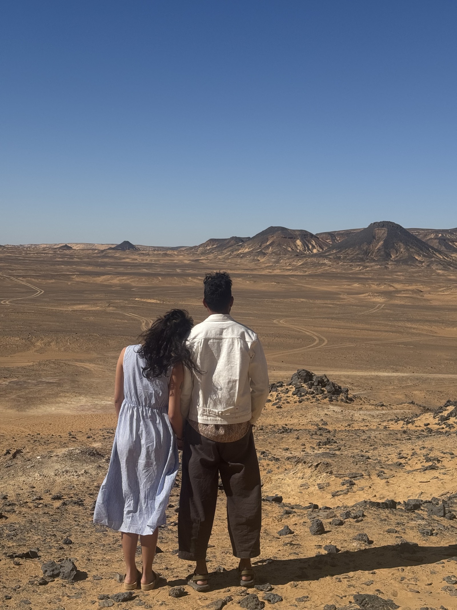 Sarah and Likith in Egypt
