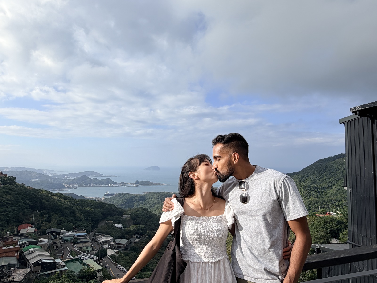 Sarah and Likith in Taiwan